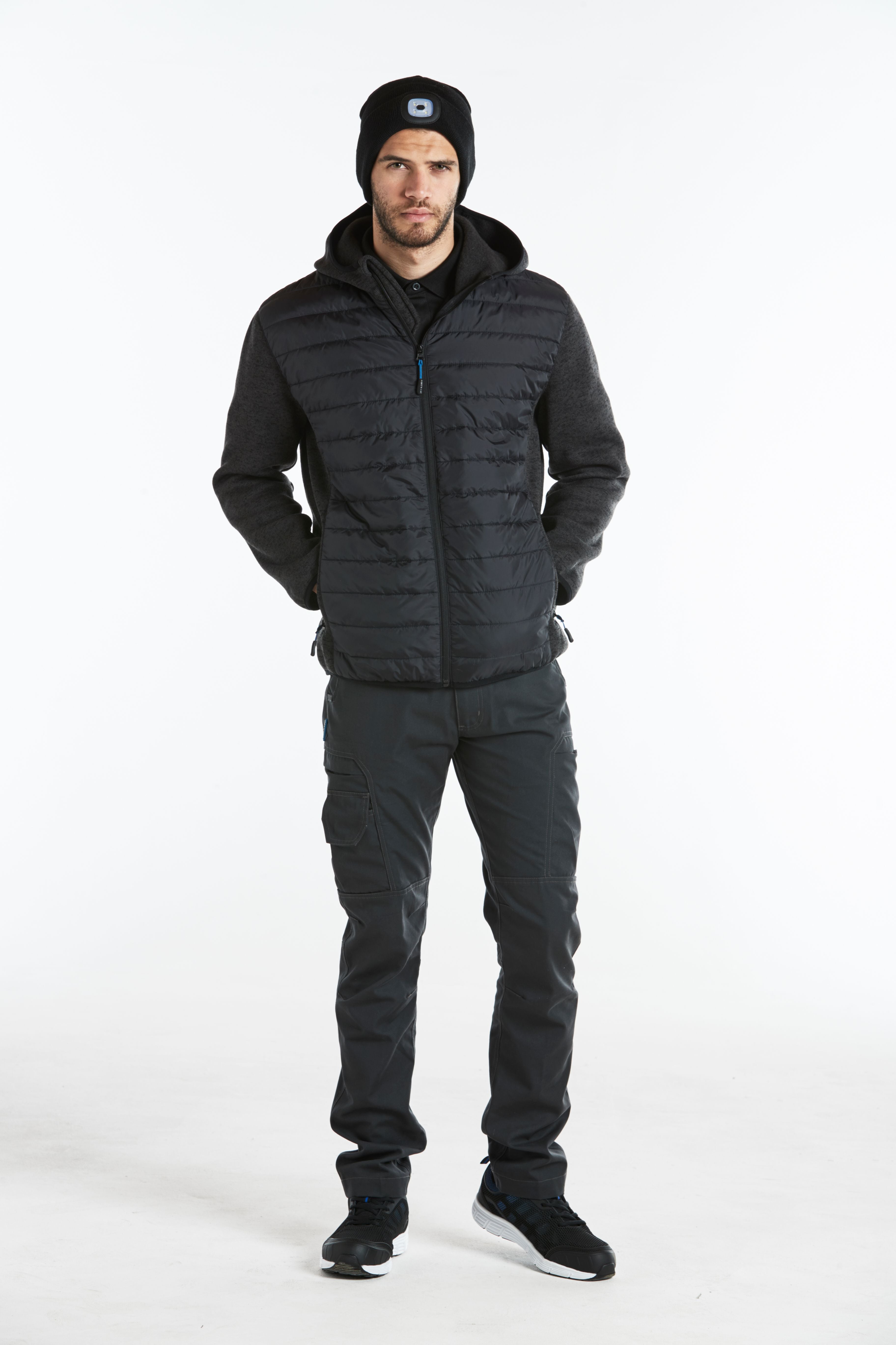 KX3 Baffle Jacket Grey Marl - T832